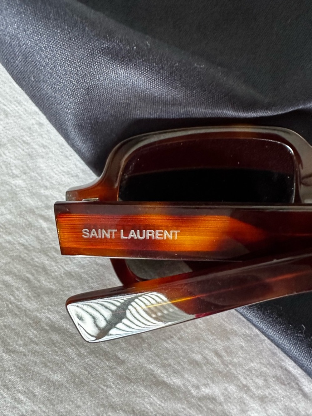 Saint Laurent Square-frame tortoiseshell acetate sunglasses Summer - Picture 4 of 8